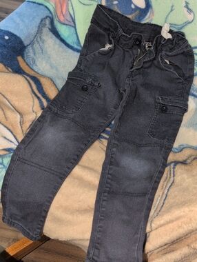 ❤️‍🔥10/$10❤️‍🔥 Boys BHPC Black Cargo Jeans Size 6